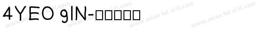 4YEO IN字体转换
